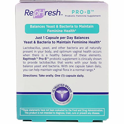 RepHresh Pro-B Vaginal Probiotic Feminine Supplement One Bottle 30 Count - AB Mystery