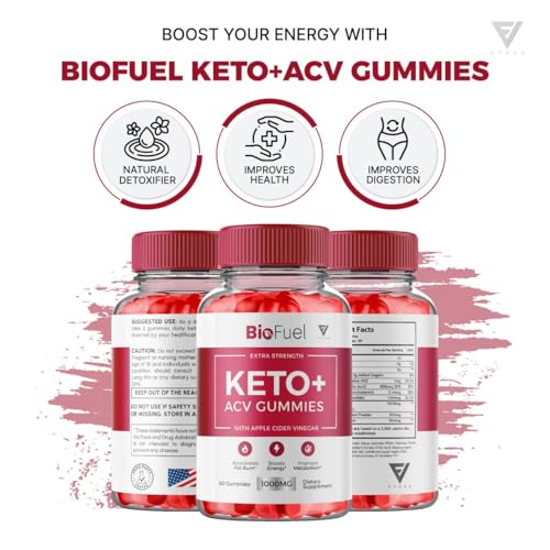 (2 Pack) Biofuel Keto ACV Gummies, Biofuel Keto ACV Gummies Advanced Weight Loss