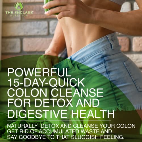 THE ENCLARE NUTRITION Colon Cleanser Detox. Premium 15 Day Fast-Acting Diet Pills - AB Mystery