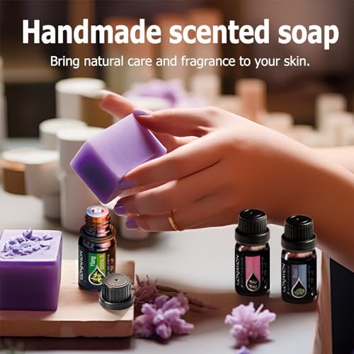 KMSCO Essential Oils Set -Top 16(0.33Fl Oz) Organic Plant Natural Fragrance Scents Blends Oil - AB Mystery