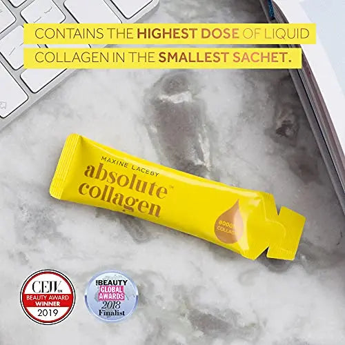 Absolute Collagen Marine Liquid Collagen Supplement for Women - 8000mg Collagen in Each Sachet Absolute Collagen