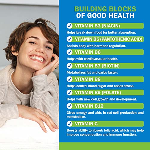 Power By Naturals B Complex Vitamins for Women - 60 Vegan Gummies for Prenatal Support, Energy Boost Power By Naturals