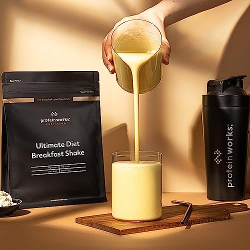 Protein Works - Ultimate Diet Breakfast Shake | Low Calorie Breakfast Shake | Low Sugar High Protein Breakfast Protein Works