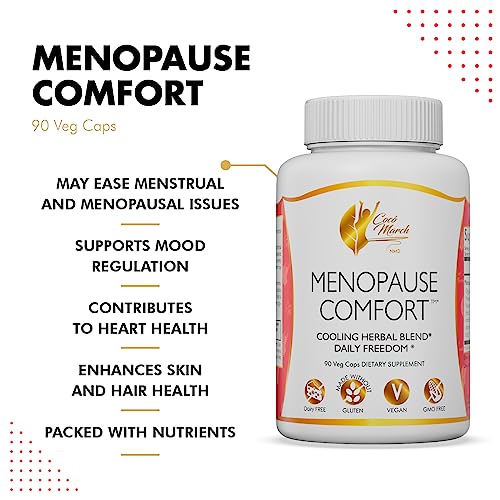 Menopause Comfort Fast Relief from Flushing, Cooling Herbal Blend by Coco March - Dairy Free - AB Mystery