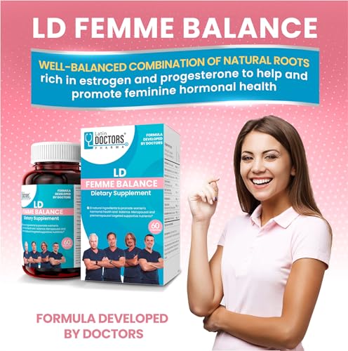 Latin Doctors Femme Balance Supplement, Supports Hormone Balance, Menopausal & Premenopausal - AB Mystery