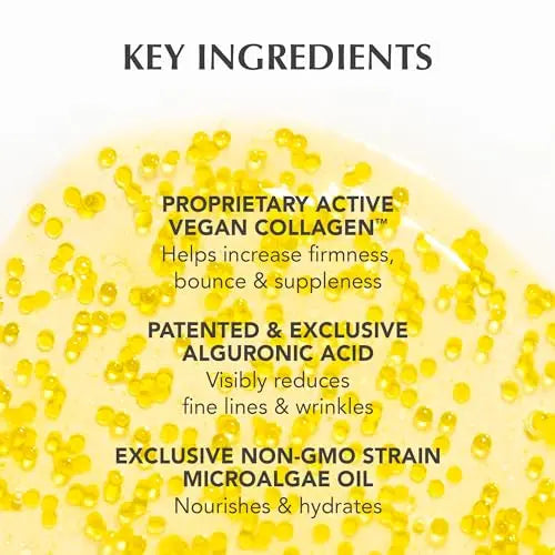 Algenist GENIUS Liquid Collagen - Vegan, Plant-Based Collagen Dropper with Vitamin E & Omega 3 - AB Mystery