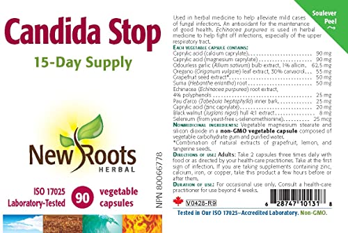 New Roots Herbal Candida Stop, 90 CT - AB Mystery