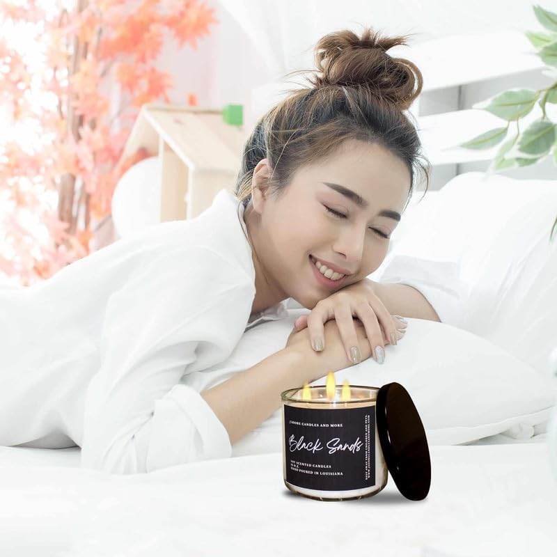 100% Soy Candles Clearance (16 Oz) - Hand Poured Scented with Essential Oil, Aromatherapy Candles - AB Mystery