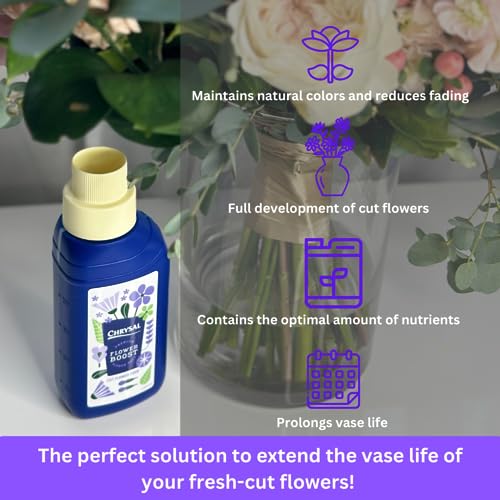 Chrysal Cut Flower Universal Food (10 ml/L Bottle) — Increase The Flower Boost with Floral Supplies - AB Mystery