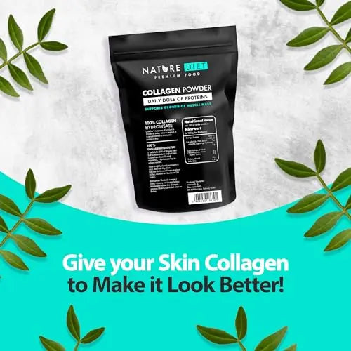 Nature Diet - Collagen Powder 600 g | Hydrolysate | Unflavored | Collagen Peptides | Source of Protein - AB Mystery
