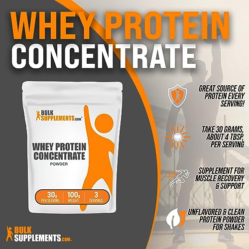 BULKSUPPLEMENTS.COM Whey Protein Concentrate Powder - Unflavored Protein Powder - AB Mystery