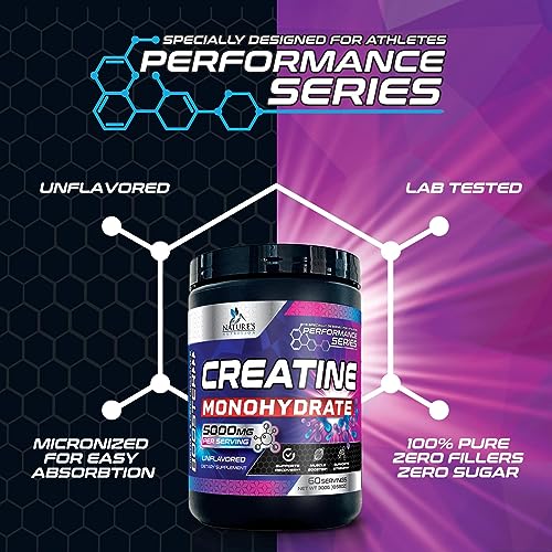 Micronized Creatine Monohydrate Powder - 100% Pure Unflavored Creatine Powder - AB Mystery