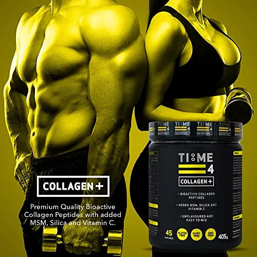 Time 4 Collagen + 45 Servings – Pure Hydrolysed Collagen Powder for Women & Men Time 4 Nutrition
