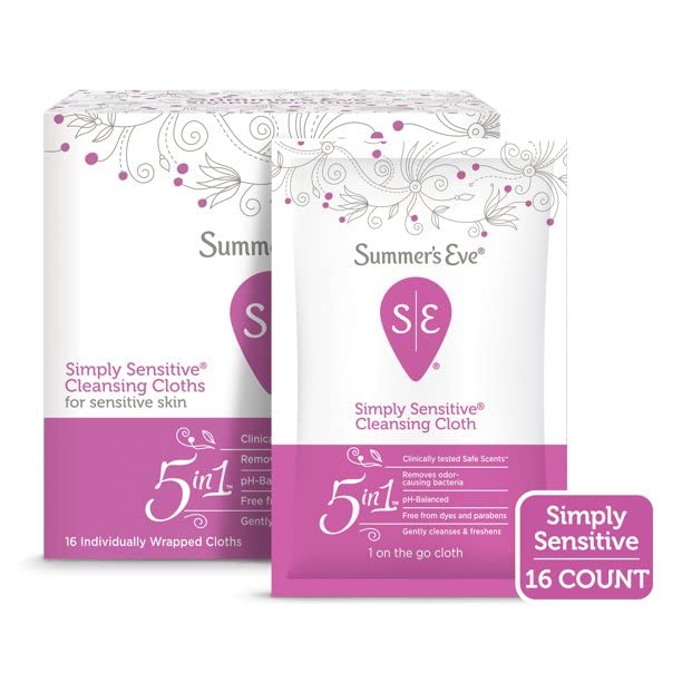 Summer's Eve Cleansing Cloth Simply Sensitive, 3 Count - AB Mystery