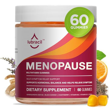 Lubracil - Menopause Gummies - Women's Natural Hormone-Free Daily Dietary Supplement - AB Mystery