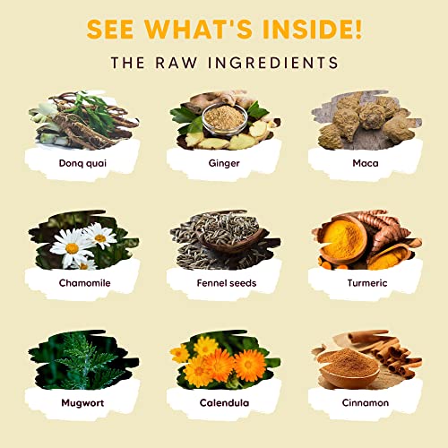 Yogi Super Foods Moon Tea for Women's Cycle Support, PMS & Menopause Relief - AB Mystery