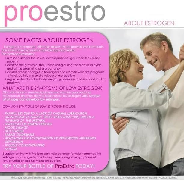 SPEC ProEstro 1500mg Estrogen Pills for Women - Female Hormone Balance Supplement, Fertility - AB Mystery