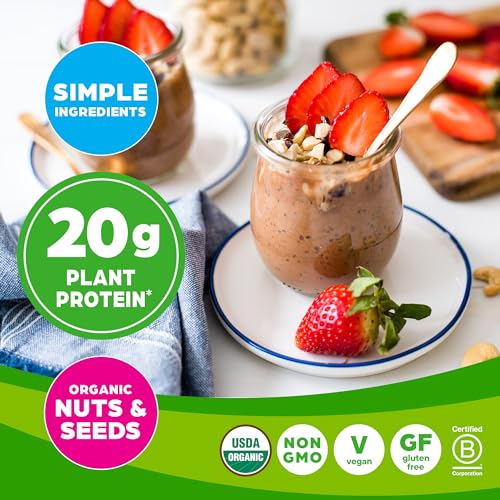 Orgain Organic Simple Vegan Protein Powder, Chocolate - 20g Plant Based Protein - AB Mystery
