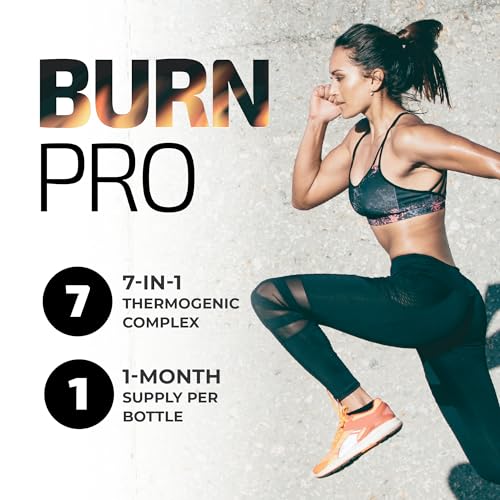 Burn Pro 7-in-1 Thermogenic Metabolism Booster | Weight Management Support Supplem - AB Mystery