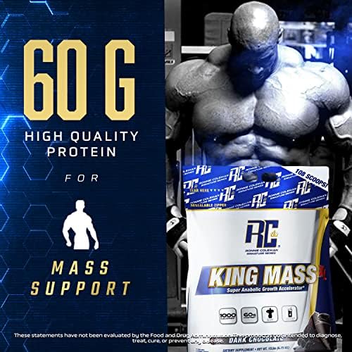 Ronnie Coleman Signature Series King Mass XL Protein Powder, Weight and Muscle Gainer - AB Mystery