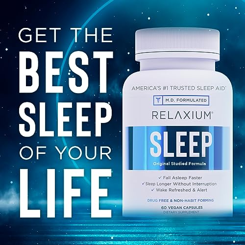 Relaxium Sleep Aid, 30-Day Supply, Dietary Supplement, Better Sleep, Magnesium - AB Mystery
