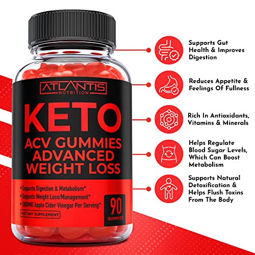 Keto ACV Gummies for Weight Loss - Supports Digestion, Advanced Weight Loss, Detox - AB Mystery
