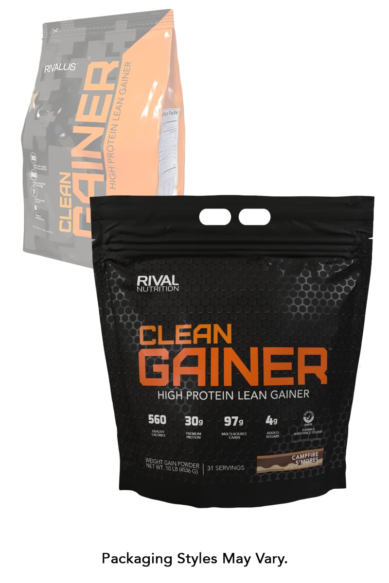 Rivalus Clean Gainer, S'Mores, 10 Pound - AB Mystery