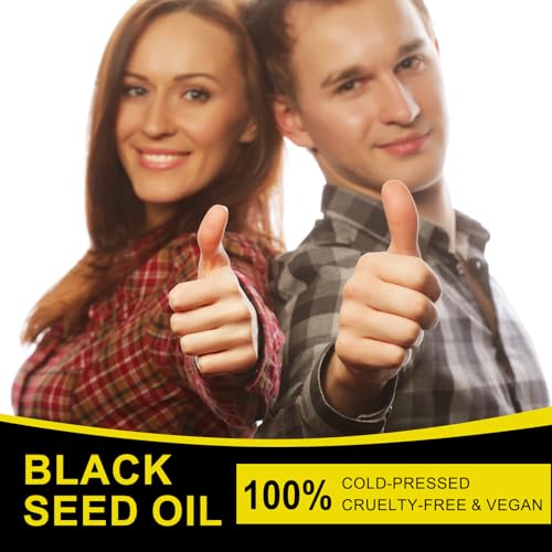 2 Pack Black Seed Oil, Organic Cold Pressed Unrefined Black Seed Oil, Pure Natural Black - AB Mystery