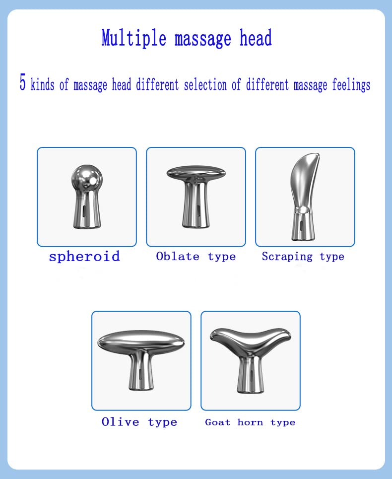 koouood Acupuncture Pen, 5-in-1 Pulse Massage Pen, USB Rechargeable Electronic Acupuncture Pen - AB Mystery