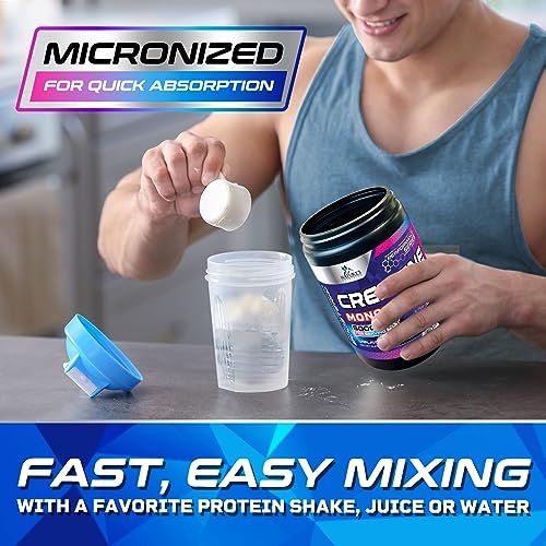 Micronized Creatine Monohydrate Powder - 100% Pure Unflavored Creatine Powder - AB Mystery