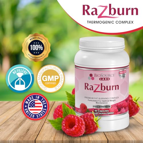 BioSource Labs Razburn – Premium Thermogenic Complex Pills with Natural Ingredients - AB Mystery