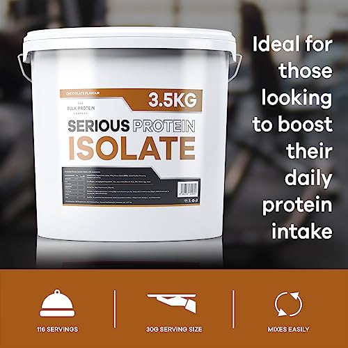 The Bulk Protein Company, Serious Protein Isolate – 3.5kg – Whey Protein Iso The Bulk Protein Company