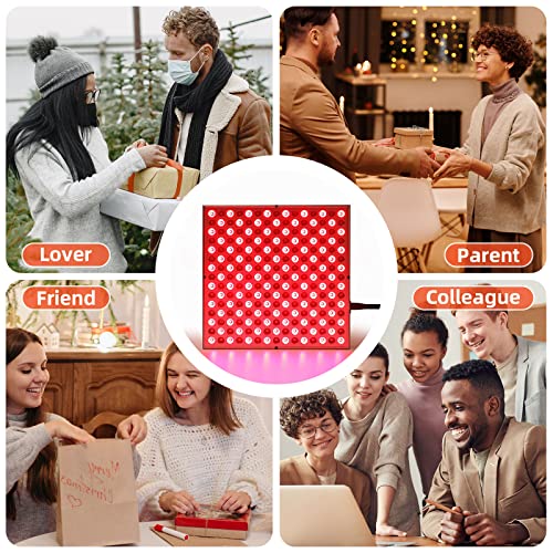 TherapSky Red Light Therapy Device 45W LED Red Infrared Light Therapy Lamp w/Remote Control and Timer - AB Mystery