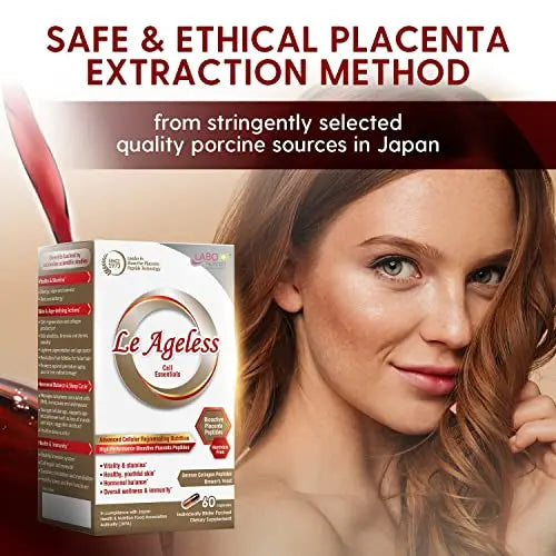LABO Nutrition Le Ageless – Placenta Cell Rejuvenating Therapy from Japan – Enhanced with Collagen - AB Mystery