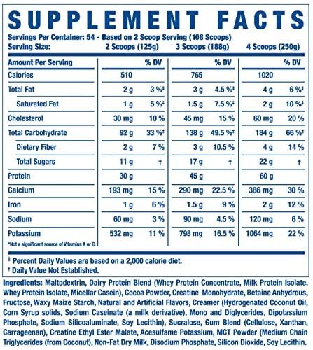 Ronnie Coleman Signature Series King Mass XL Mass Gainer Protein Powder, Muscle Gaine - AB Mystery