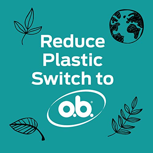 o.b. Pro-Comfort Non-Applicator Tampons, Super Absorbancy, 40 Count (Pack of 1) - AB Mystery