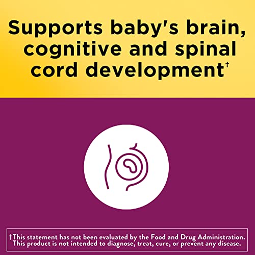 Nature Made Prenatal Multivitamin with Folic Acid, DHA and Choline, Dietary Supplement Nature Made