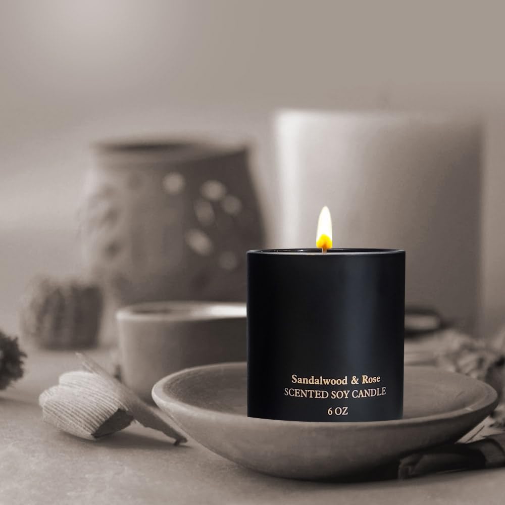 Scented Candles for Women,Premium Sandalwood Rose Aromatherapy Candles, Home Scented Candle - AB Mystery