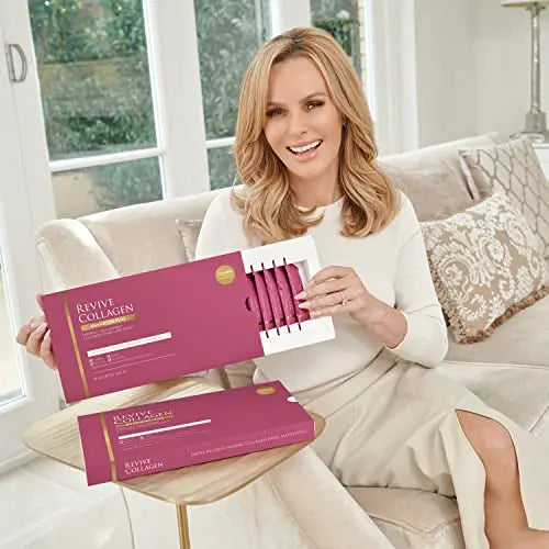 Revive Collagen Enhanced Plus 10,000mg Hydrolysed Marine Collagen Drink with Added Vitamin A & C - AB Mystery