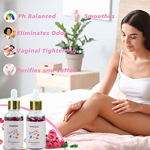 Yoni Wash & Yoni Oil & Yoni Soap for Women Set, 5.29oz Yoni Soap Bar, 2 * 30ml Feminine Oil, 6.7 fl.oz - AB Mystery