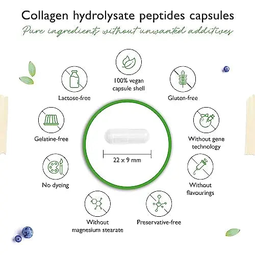 Collagen - 365 Capsules - 1500 mg per Daily Serving - Premium: 100% Bovine Collagen - AB Mystery