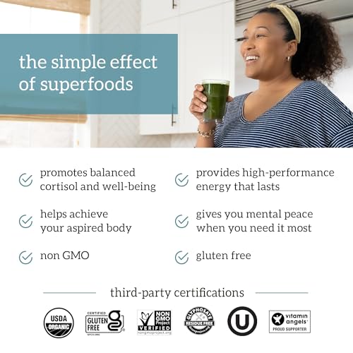 Organifi Green Juice - Organic Superfood Powder - 180-Day Supply - Organic Vegan Green - AB Mystery