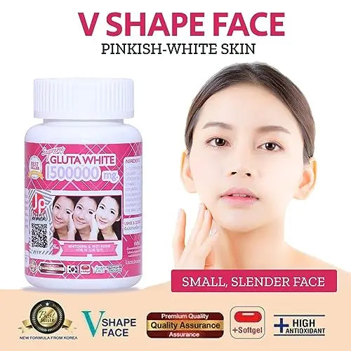 Supreme Gluta White 1500000mg for Skin Lightening, Skin Moisturizer, Collagen Stimulator Healthy - AB Mystery