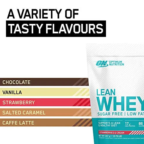 Optimum Nutrition Lean Whey Protein Powder, Low Fat, Sugar Free Diet Protein Powder Optimum Nutrition