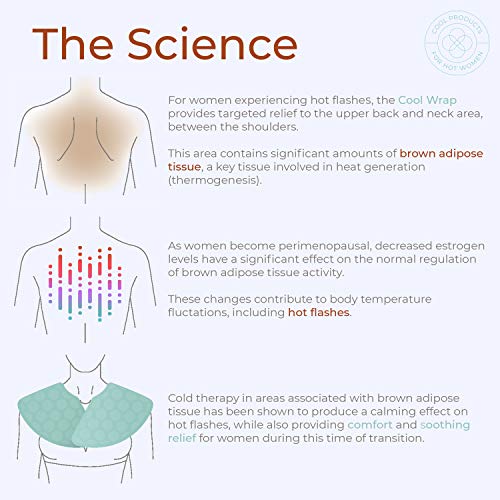 Opal Cool Wrap - Mist; Cool Pack Therapy for Hot Flashes, Night Sweats & MS; Refrigerated Wrap … - AB Mystery