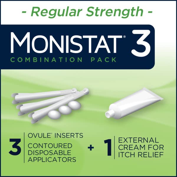 Monistat 3 Vaginal Antifungal Combination Pack - 3 Each, Pack of 2 - AB Mystery