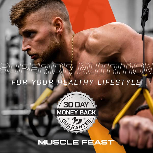 Muscle Feast Grass-Fed Whey Protein Isolate, All Natural Hormone Free Pasture Raised - AB Mystery
