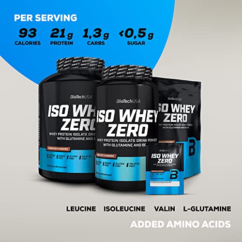 BioTechUSA Iso Whey Zero, Lactose, Gluten, Sugar Free, Premium Whey Protein Isolate, 500 g, Salted Caramel BioTechUSA