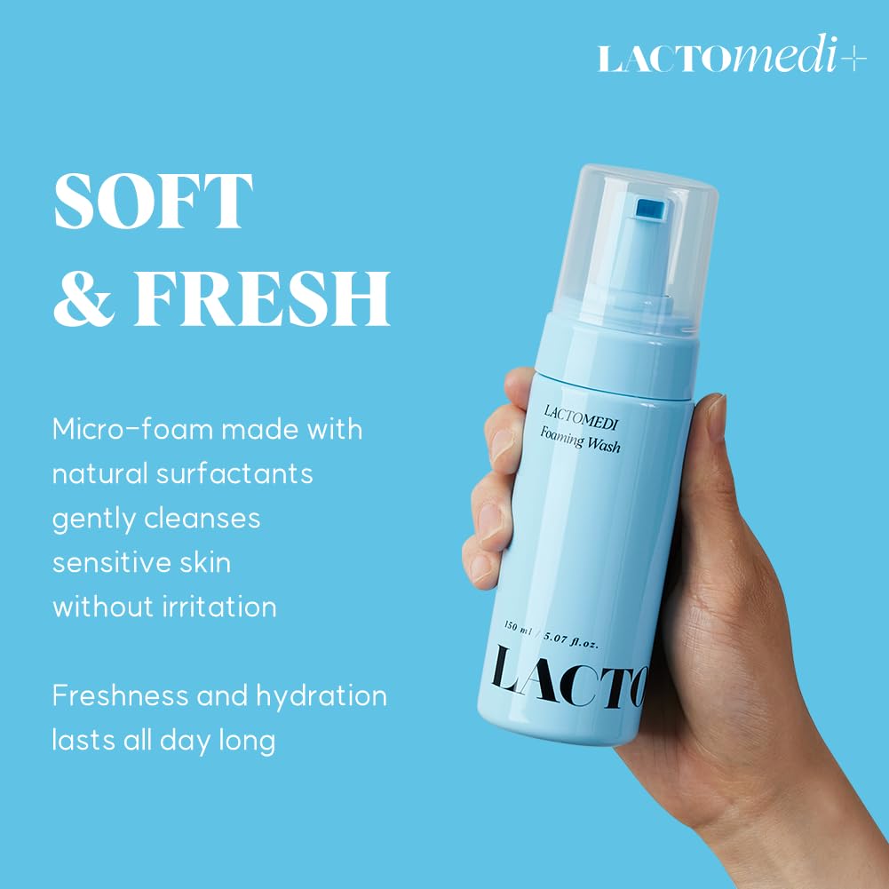 LACTOMEDI Feminine Foaming Wash | Gentle Foam Cleanser for Intimate Hygiene | pH-Balanced Formula - AB Mystery